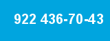 922 436-70-43